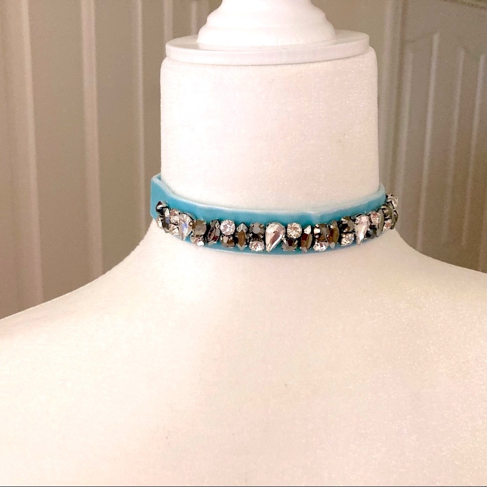 Blue Velvet Choker